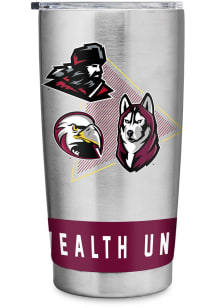 Bloomsburg University Huskies 20oz Stainless Steel Tumbler - Silver
