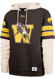 47 Western Michigan Broncos Mens Brown Split Zone Cornerback Lacer Fashion Hood