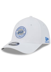 New Era Buffalo Bills Mens White NFL 2026 Fan Pack Rivalries Collection 39THIRTY Flex Hat