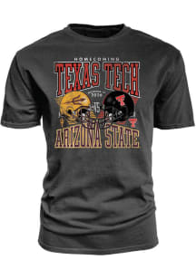 Blue 84 Texas Tech Red Raiders Black Homecoming Football vs Arizona State Sun Devils Short Sleeve..