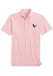 Johnnie O Houston Texans Mens Navy Blue Stetsons Stripe HTown Short Sleeve Fashion Polo