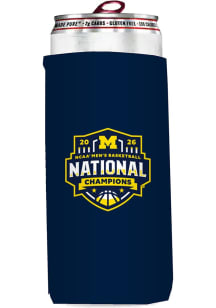Logo Brands Michigan Wolverines 12oz Slim 2026 MBB National Champion Coolie