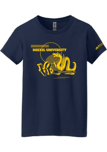 Summit Sportswear Drexel Dragons Womens Navy Blue Welcome Week 2024 Short Sleeve T-Shirt