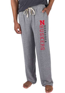 Concepts Sport Nebraska Cornhuskers Mens Charcoal Mainstream Pants