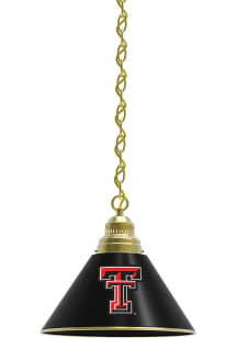 Texas Tech Red Raiders Single Gold Billiard Lamp