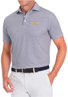 Holderness and Bourne LSU Tigers Mens Purple Hopkins Short Sleeve Fashion Polo