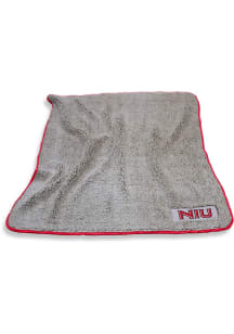 Northern Illinois Huskies Frosty Gameday Fleece Fleece Blanket - Ash
