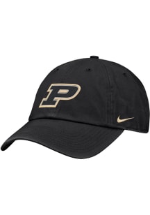 Nike Purdue Boilermakers Club Cap Adjustable Hat - Black