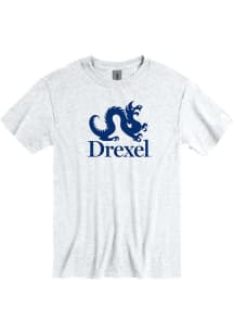 Drexel Dragons Ash Big Logo Short Sleeve T Shirt