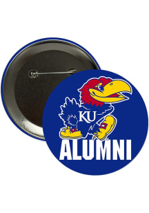 Kansas Jayhawks 3" Alumni Button - Blue