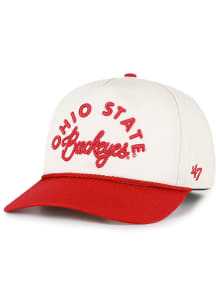 47 Ohio State Buckeyes Natural Rope Script Hitch Womens Adjustable Hat
