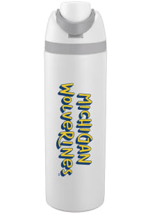Michigan Wolverines 24oz Oahu Stainless Steel Bottle - White