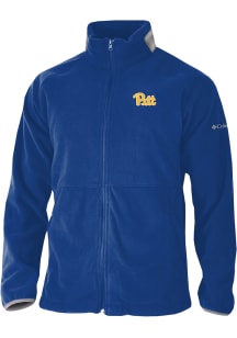 Columbia Pitt Panthers Mens Blue Everest Ridge Long Sleeve Full Zip Jacket
