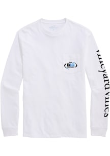 Big Ten Mens White Championship Long Sleeve Crew Sweatshrt
