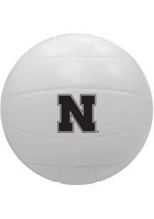 Jardine Nebraska Cornhuskers White Volleyball Stress ball