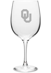 Oklahoma Sooners 19oz Wine Glass - Crimson