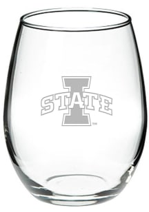 Iowa State Cyclones 21oz Stemless Wine Glass - Red