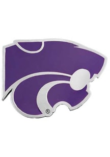 Jardine K-State Wildcats Pewter Car Emblem - Purple