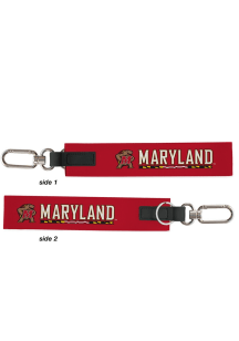 Maryland Terrapins Oversized Strap Keychain - Red