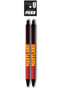 Maryland Terrapins Bic 2pk Pen - Red