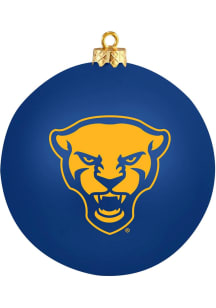 Pitt Panthers Mascot Design Ornament - Blue