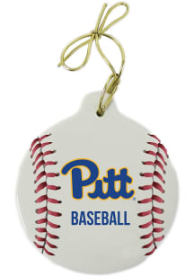 Pitt Panthers Baseball Ornament - Blue