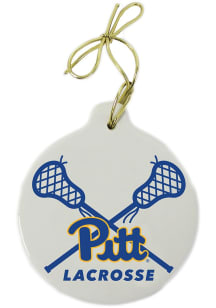 Pitt Panthers Lacrosse Ornament - Blue