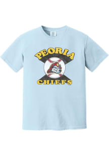 Summit Sportswear Peoria Chiefs Womens Light Blue Soft Arch Short Sleeve T-Shirt