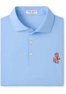 Peter Millar Houston Cougars Mens Light Blue Hugo Short Sleeve Fashion Polo