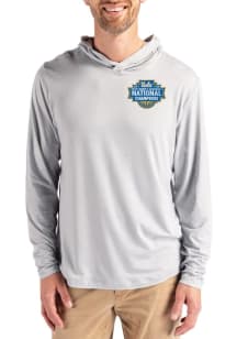 Cutter and Buck UCLA Bruins Mens Anthracite 2026 WBB Champions Coastline Eco Long Sleeve Lightweig..