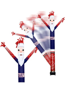 New York Giants Blue Outdoor Inflatable Santa Crazy Sport Fan