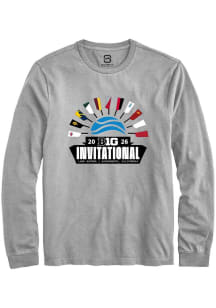 Summit Sportswear Big Ten Grey Big Ten 2026 Rowing Invitational Long Sleeve T Shirt
