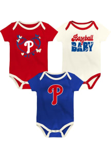 Philadelphia Phillies Baby Red Home Team Set One Piece