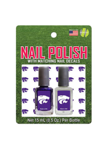 K-State Wildcats Nail Polish and Decal Duo Cosmetics