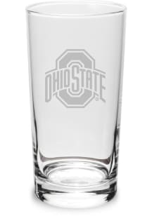 Ohio State Buckeyes 10 oz Etched Highball Glass Rock Glass - Red