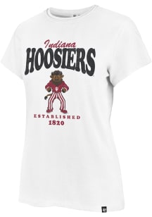 47 Indiana Hoosiers Womens White Rally Cry Short Sleeve T-Shirt