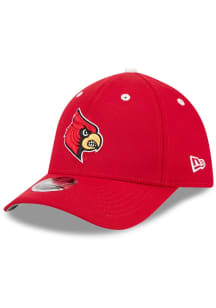 New Era Louisville Cardinals Mens Red NCAA Replica 39THIRTY Modern Crown Flex Hat