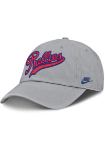 Nike Philadelphia Phillies 2026 Field of Dreams Unstructured Club Adjustable Hat - Grey