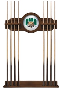 Ohio Bobcats Solid Wood Cue Rack Pool Table