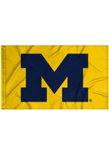 Michigan Wolverines 3x5 Silk Screen Sleeve