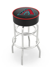 Arizona Diamondbacks Double-Ring Swivel Pub Stool - Black