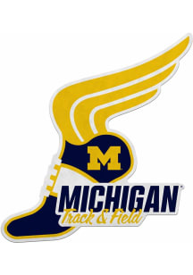 Michigan Wolverines Track and Field Shape Cut Pennant - Navy Blue