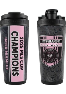 Inter Miami CF 2025 Cup Champions 4D Ice Shaker Stainless Steel Bottle - Pink