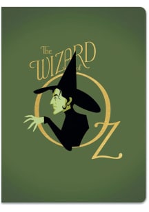 Wizard of Oz Wicked Witch Softcover Notebook and Folder - Green