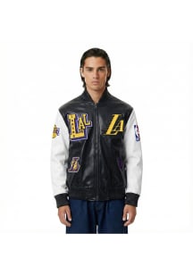 Pro Standard Los Angeles Lakers Mens Black Best Of Twill Light Weight Jacket