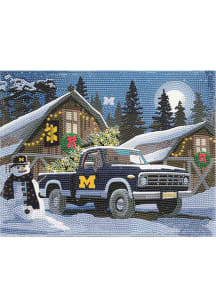 Michigan Wolverines Diamond Puzzle