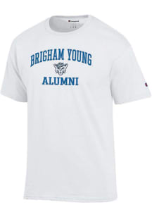 Champion BYU Cougars White Logo Alumni Jersey Short Sleeve T Shirt