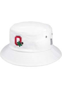 LogoFit Ohio State Buckeyes White Daytona Mens Bucket Hat