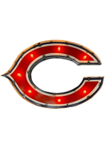 Chicago Bears Logo Lighted Recycled Marquee Sign