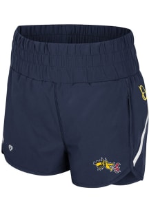 Colosseum Drexel Dragons Womens Navy Blue Levitation Shorts